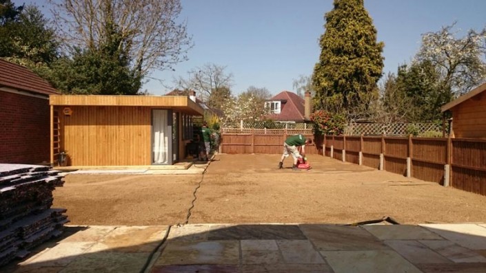Artificial Grass Installation Back Garden Before & After